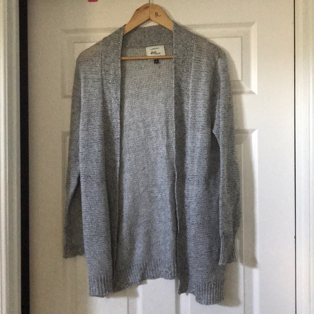 Grey Knit Cardigan